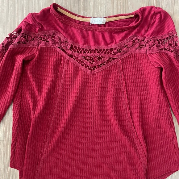 Altar’d State by Urban Outfitters waffle top (size small) - Picture 2 of 5